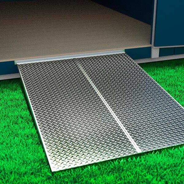 Aluminum shed ramps for sale at RampUp Storage in Killeen, TX