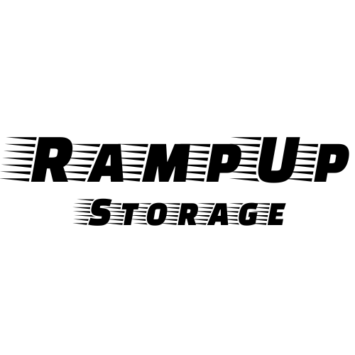 RampUp Storage logo for portable storage