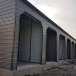 Metal building for implement barn at RampUp Storage for sale in Waco