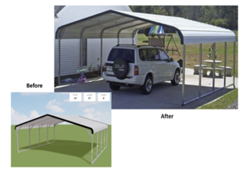 24′ x 20′ x 6′ Regular Car Port - image Picture26-2-500x355 on https://rampupstorage.com