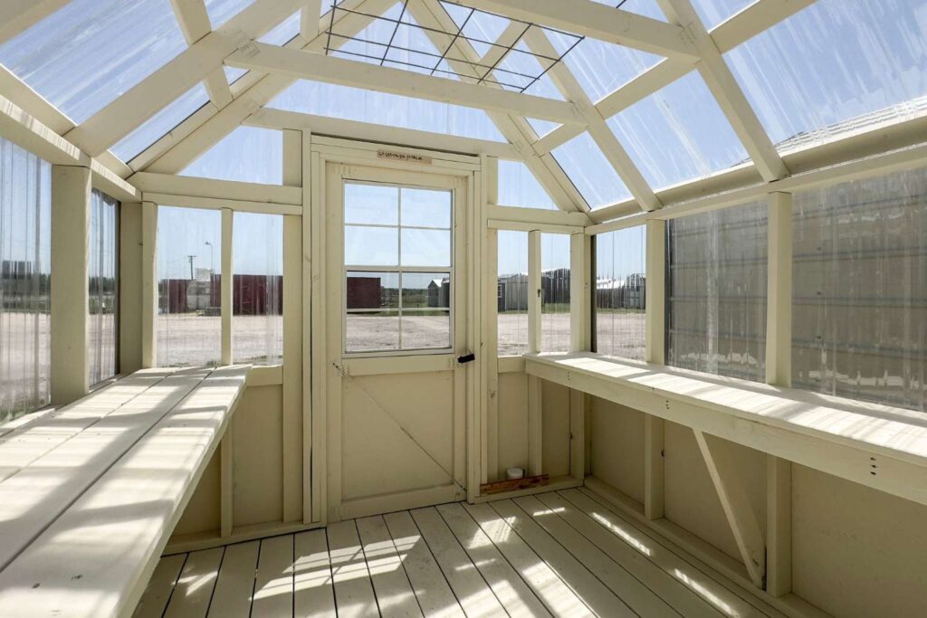 Greenhouse for backyard for sale at RampUp Storage in Troy, TX