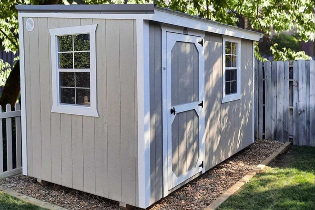 Metro shed for sale at RampUp Storage in Troy, TX