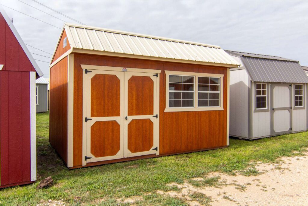 Urethane cottage shed for sale at RampUp Storage in Troy