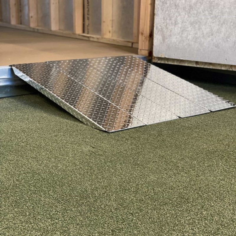9x36-4-Ramps-4 aluminum shed ramps at RampUp Storage in Troy, TX